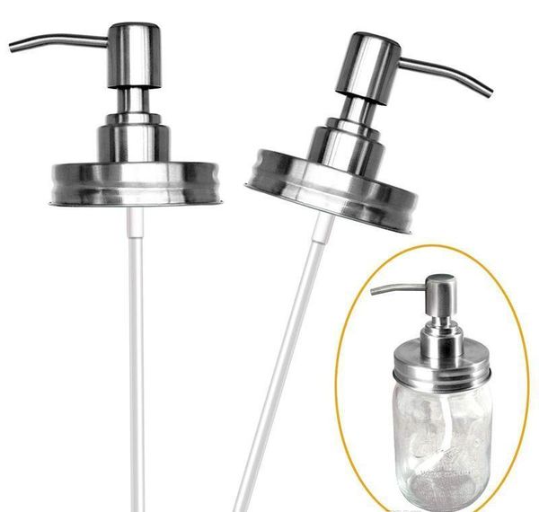 

dhl liquid soap dispenser pump jar lid stainless steel mason countersoap lotion dispenser for bathroom ppshop01 aoyhh