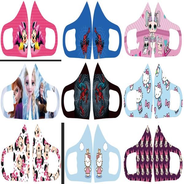 

stretch mask decorated face mask cartoon character face mask nose face mouth protection dhl fashion mouth cfwvy jjxh