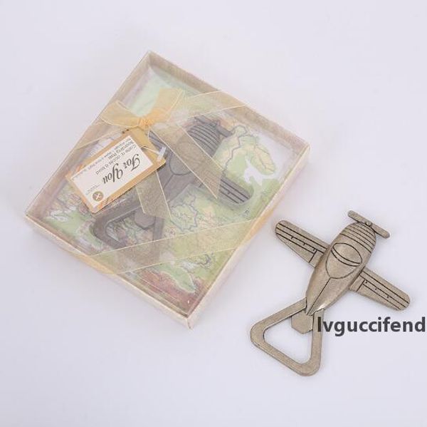 

100pcs/lot creative new aircraft bottle opener alloy aircraft beer