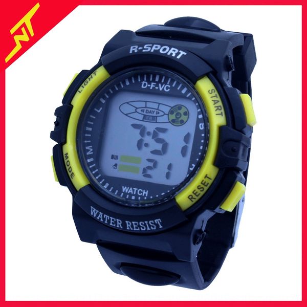 

electronic electronic watch watch, Blue