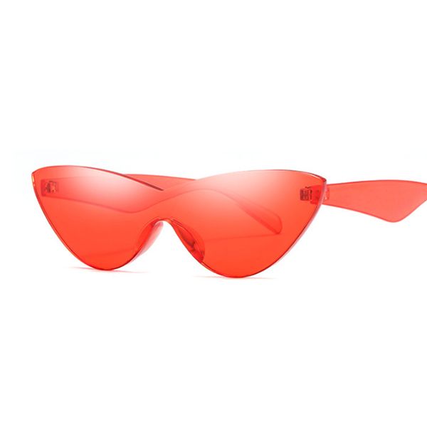 

small frame cat eye sunglasses women fashion designer sun glasses for women transparent color vintage red black oculos, White;black