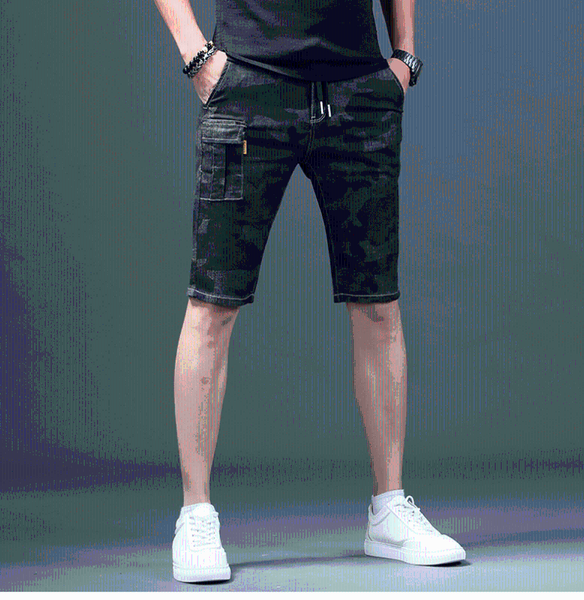 

men's jeans qa0308 fashion 2021 runway european design party style clothing, Blue