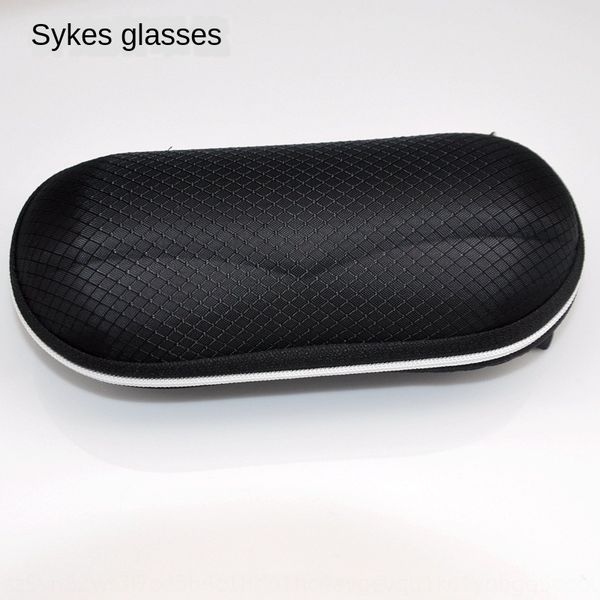 

high-grade anti-pressure eva zipper sun box sunglasses outer packing adhesive hook glasses box, Blue