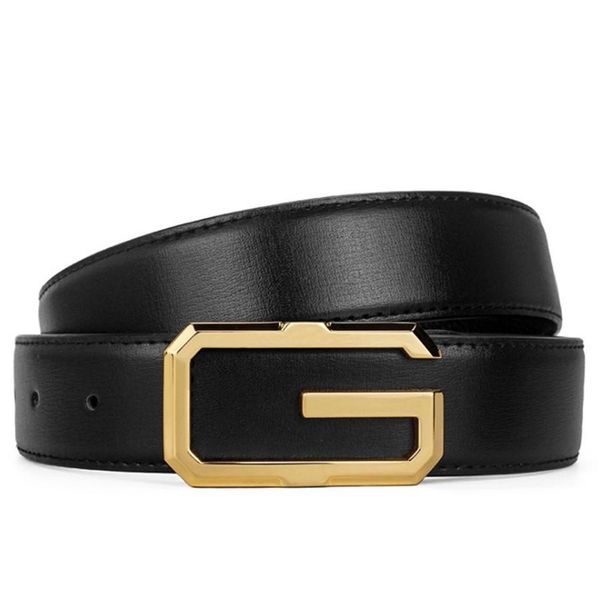 

business fashion belts mens belt man brand letters smooth buckle belts width 34mm 4 color option highly quality, Black;brown