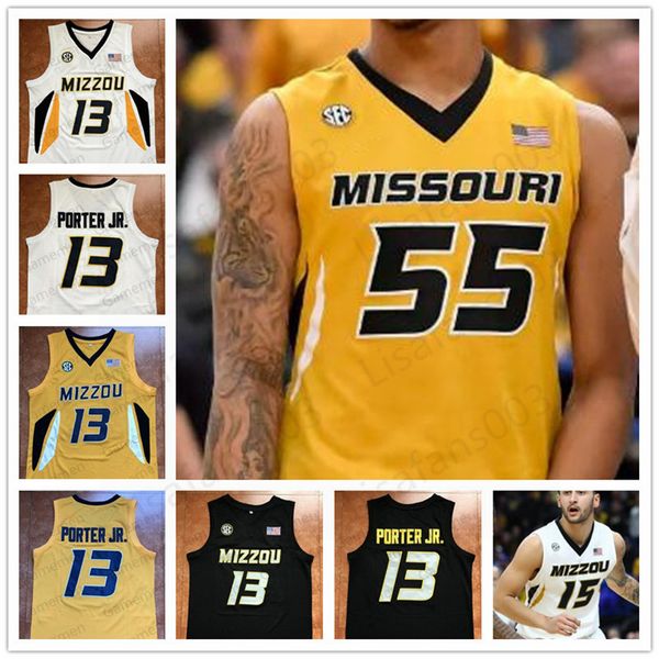 

custom mizzou missouri tigers college retro basketball stitched jerseys torrence watson xavier pinson ronnie suggs javon pickett mitchell, Black