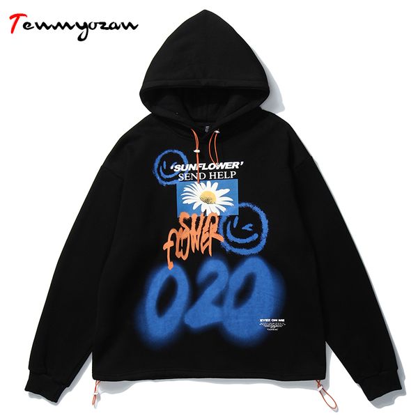 

new hip hop hoodie толстовка мужчина harajuku печатных толстовки streetwear casual зима мужской сыпучий хлопок флис с капюшоном пуловер, Black