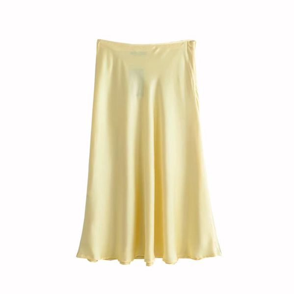 

skirts women sweet solid basic a line skirt faldas mujer side zipper irregular female casual office wear mid calf, Black