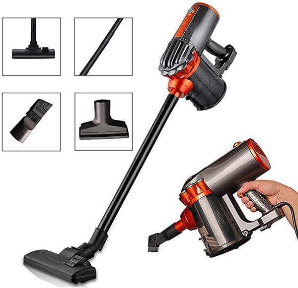 

sudatong шнуровой стик пылесос, палка пылесос легкий ручной пылесос 2 в 1 с различными щетки для пола ковер