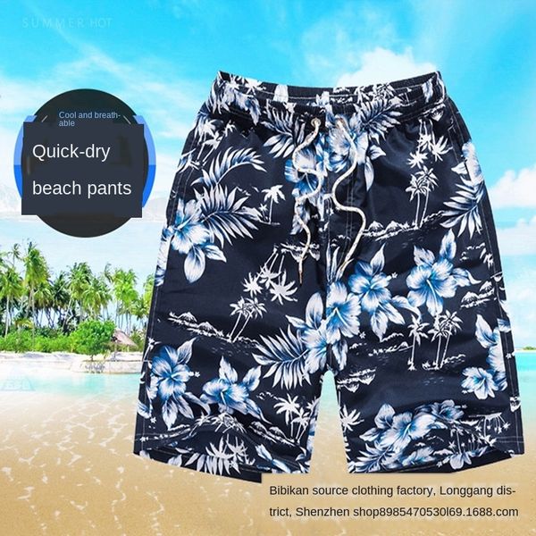 

summer men's men's casual cotton beach quick-drying cotton pants beach pants