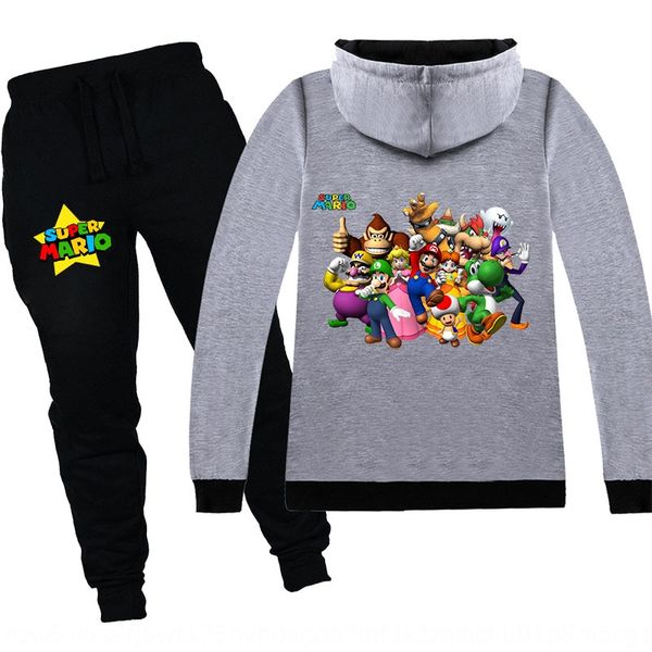 

cartoon coat pattern super mario children's coat set children's wear pc1455