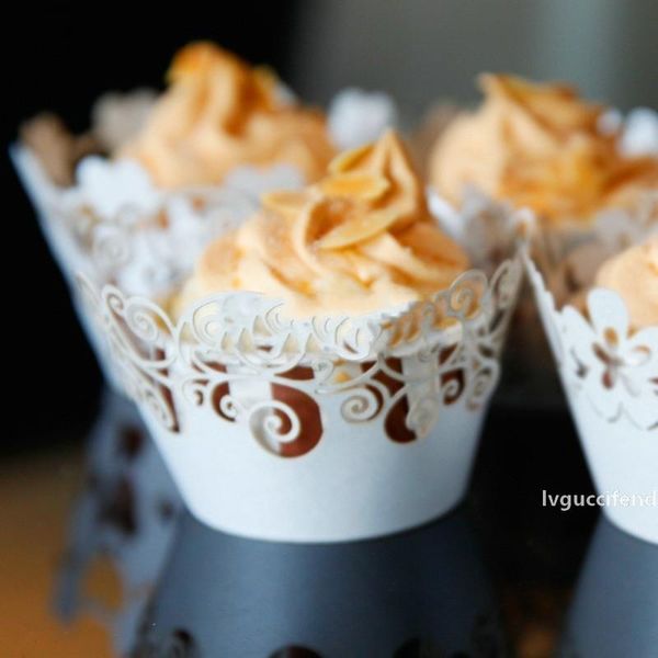 

halloween color greaseproof baking cup hollow circumference originality lace cake wraps liners decoration bake paper wrappers 0 34qz gg