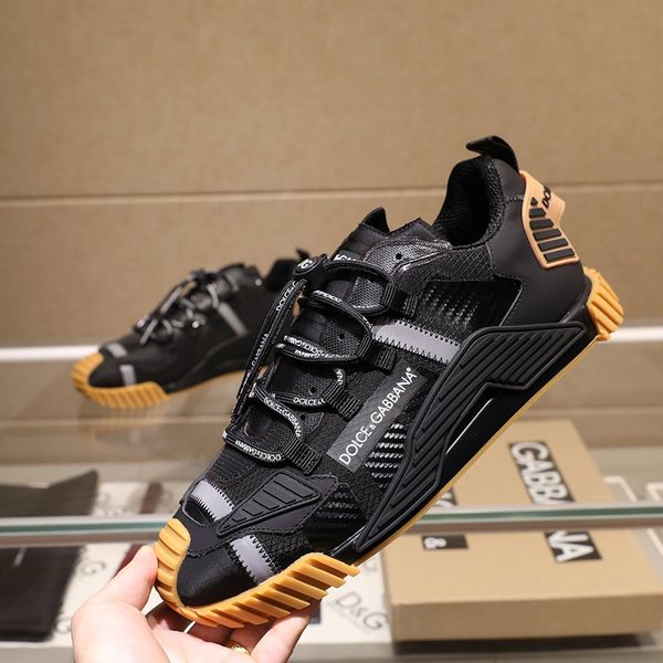 

0082 brand designer high-quality men's casual sports shoes, outdoor casual shoes, with original box packaging size 38--45, Black