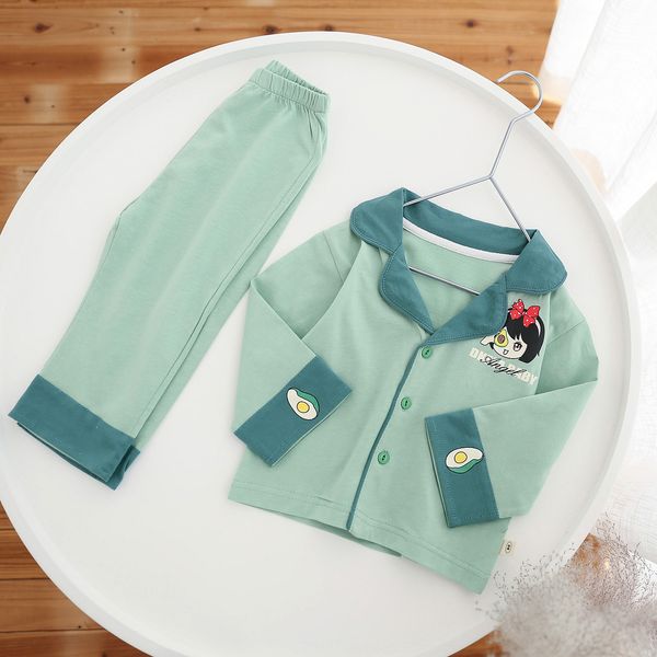 

baby girl long-sleeved home clothes pajamas suit 2020 autumn clothes baby children thin little girl pajamas et013