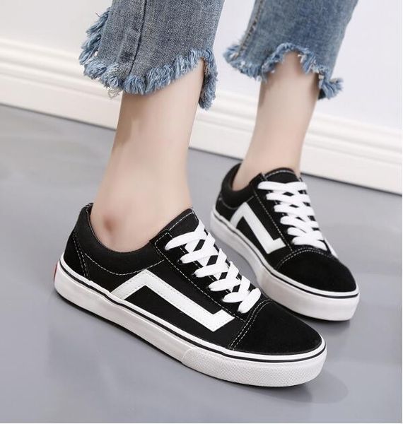 

men shoes 2018 new classic low-mens woman canvas casual shoes women canvas shoes hococal size:35-45, Black