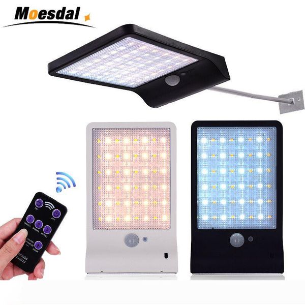 

горячая открытая улица водонепроницаемого бра 450lm 48 led солнечного датчик улица питание свет движения pir свет сад лампа безопасность