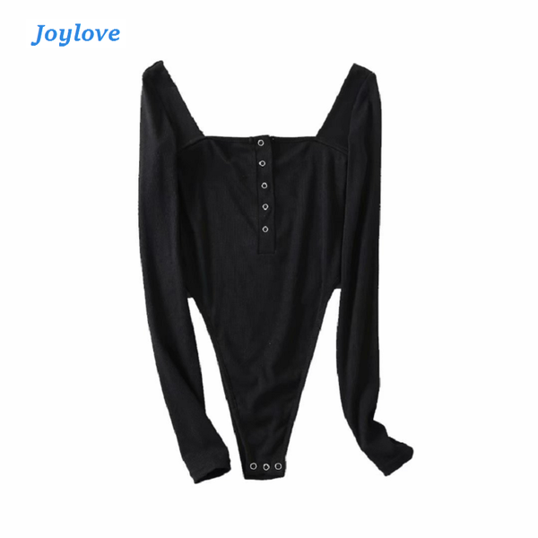

women's jumpsuits & rompers jessic 2021 bodysuit jumpsuit body suit articat long sleeve solid summer black women beach, Black;white