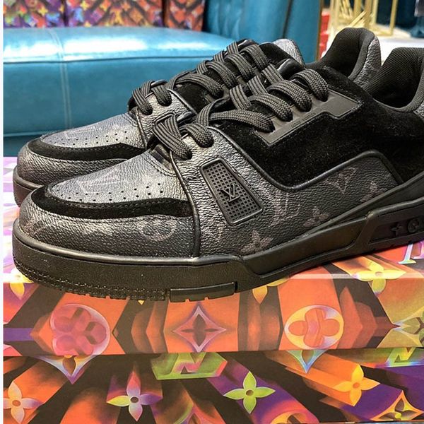 

067 the high-quality men's casual sports shoes and outdoor casual shoes of the new brand designer, the original box size is 38-45, Black