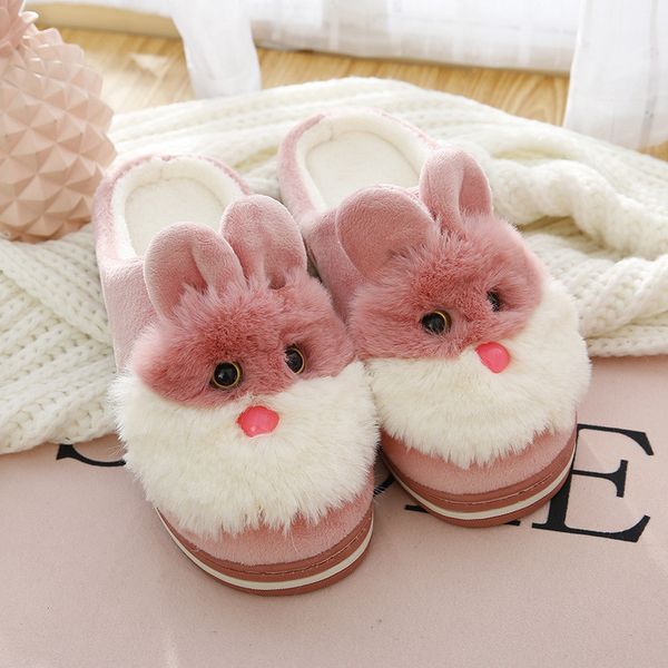 

house slippers for women fluffy animal house shoes for bedroom warm fuzzy faux fur winter slippers indoor outdoor, Black