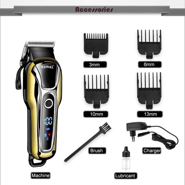 

kemei hair clipper professional hair trimmer for men beard electric cutter hair cutting machine haircut cordless corded 5 xfztn xhhair