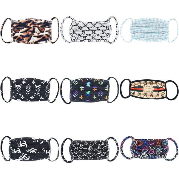 

anti dust face mouth er pm2.5 mask dustproof anti-l washable reusable cotton designer masks rra3049#121, Blue;pink