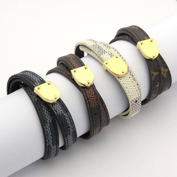 

new arrival leather bracelet love bracelets for women men pulseira masculina femme jewelry charm bracelets bangles double - layer pulseiras, Golden;silver