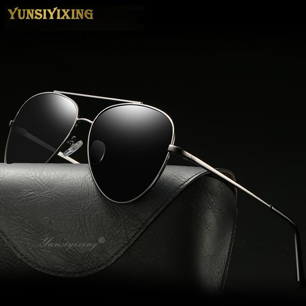 

yunsiyixing men vintage polarized sunglasses men women brand design driving sun glasse eyewear uv400 2020 newys6049, Blue