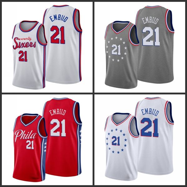 

philadelphia 76ers joel embiid men city basketball jersey