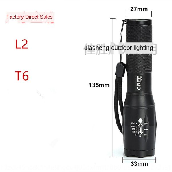 

xml-t6 telescopic focusing a100-l2 strong charging xml-t6 telescopic focusing a100-l2 strong charging flashlight flashlight