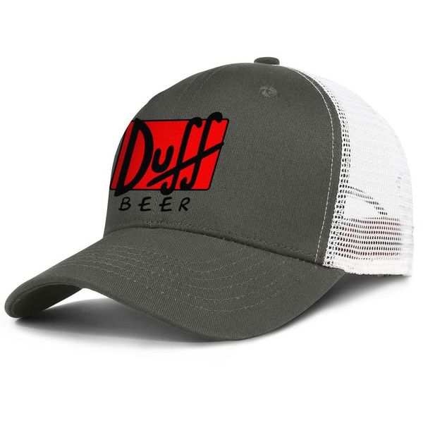 

duff beer logo mens and women adjustable trucker meshcap golf cool cute unique baseballhats funny logo duff beer painting, Blue;gray