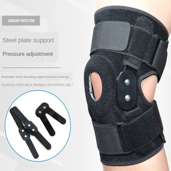 

ikzwe professional production of sports protective equipment spring steel plate protection kneepad compression mountaineering running equipm, Black;gray