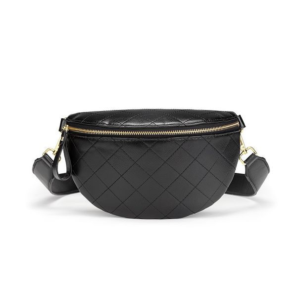 

new fashion luxury designer stripped zipper leather waist bag handbag evening party bags for woman girls