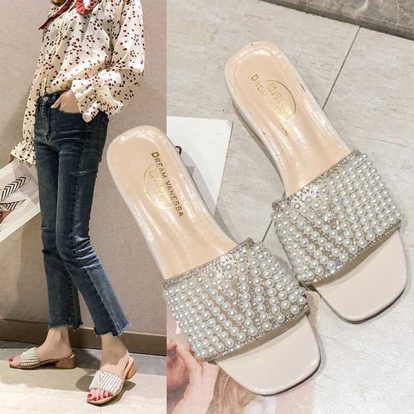 

2020 new summer slides women flats mules fetish sandals low high heels slippers prom platform stripper beach shoe, Black