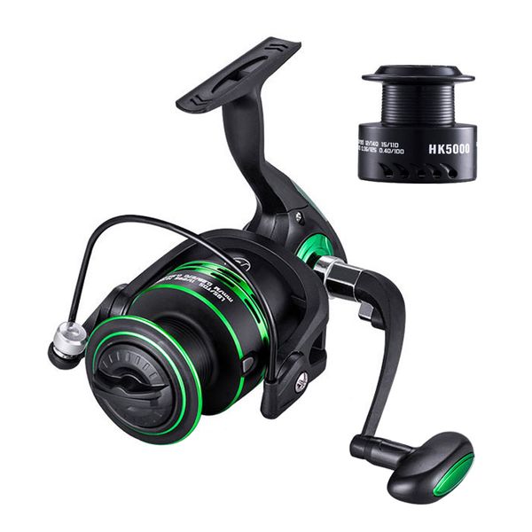 

5,2: 1 ratio free durable metal cup wire spinning reel нейлон длина тела casting 2000 3000 4000 5000 6000 7000 рыболовная катушка