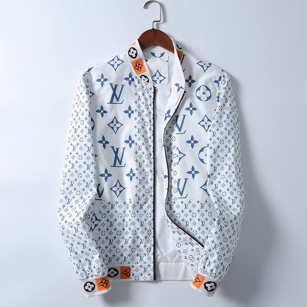 

men's jacket luxury high street medusa zipper letter print hooded jacket windbreaker men's wear women's tag new, Black;brown