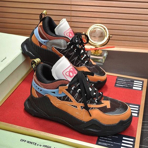 

new arrival mens shoes comfortable outdoor walking sports footwears manner schuhe casual lace -up plus size men shoes odsy -1000 sneakers, Black