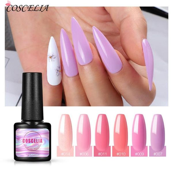 

coscelia 7ml гель лак для ногтей kit красочные стойкий гель лак для ногтей soak off set маникюр присоединениях