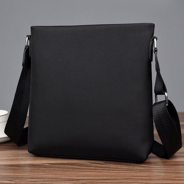 

oxford zipper mens messenger bags versatile male business casual single shoulder bag handbag waterproof solid fesigner satchels