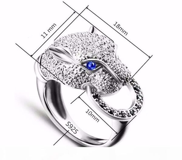 

e diamond ring fashion silver leopard rings for women fashion animal rings party punk jewelry accessories anel bijoux perfe, Slivery;golden