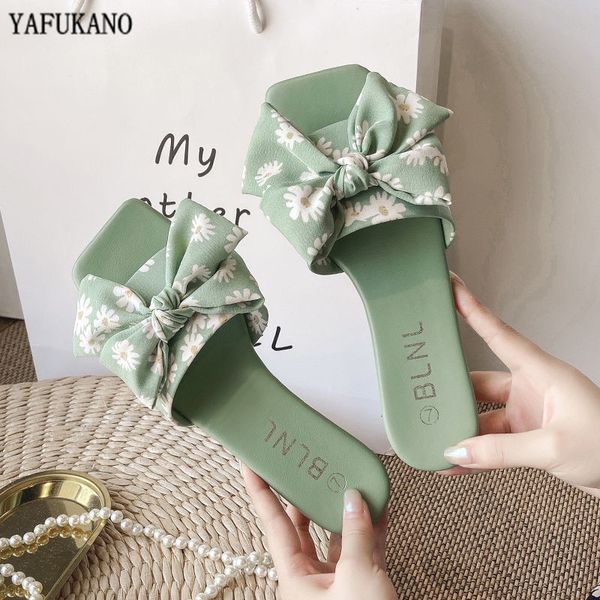 

brand slippers women flowers open toe flats casual slides summer outdoor beach female buty damskie dropshipping zapatos mujer, Black