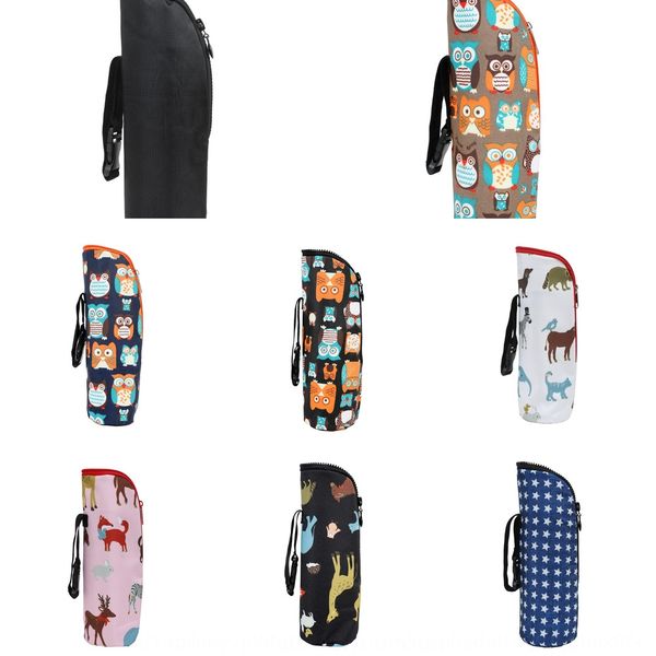 

pfvgp baby insulation cover multi-functional waterproof oxford hanging milk bottle milk bottle wash bag children's cartoon tea cup cove