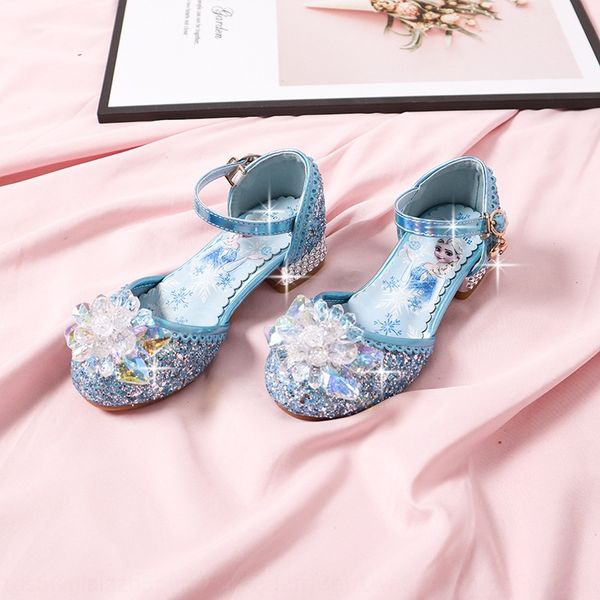 

среда для девочек и больших высоких каблуках aisha принцесса сандалии обувь детские сандалии 2020 детская обувь кристалл, Black;red