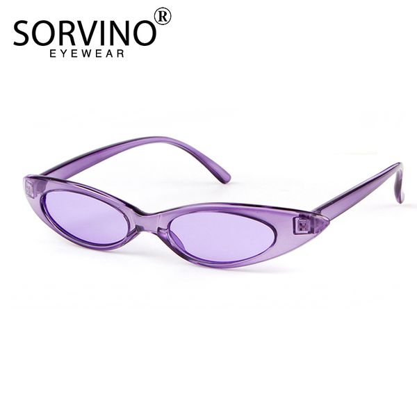 

sorvino retro small cat eye sunglasses 2020 women brand 90s tiny designer classic cateye sun glasses pink red yellow shades 03, White;black