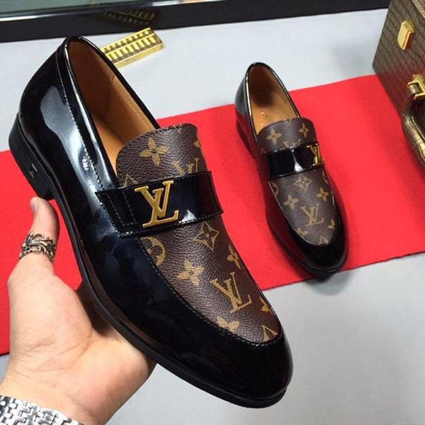 

2020 new fashion men casual shoes luxury designer sneakers leather zapatos de hombre lace -up mens shoes with origin box sale