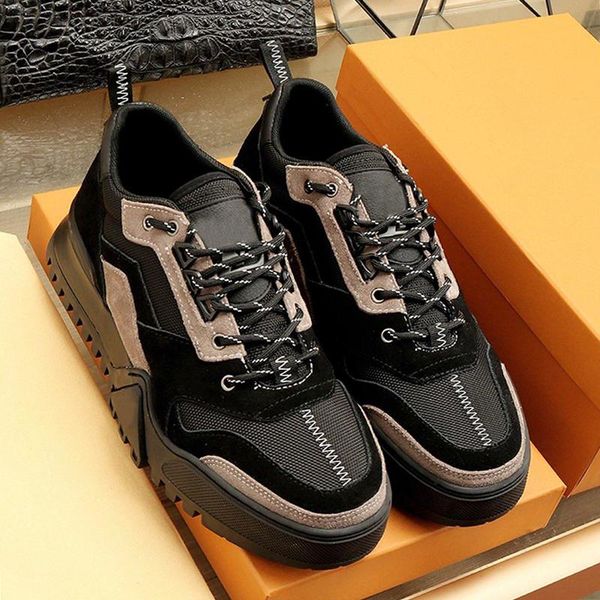 

hiking sneaker men 's shoes fashion classic luxury footwears outdoor walking low casual mens shoes chaussures pour ho, Black