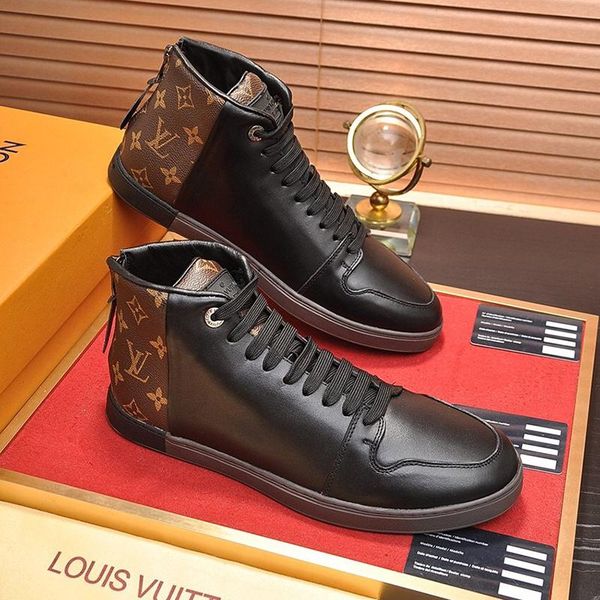 

drop ship mens shoes chaussures pour hommes classic shoes vintage lace -up plus size high casual men shoes fast delivery