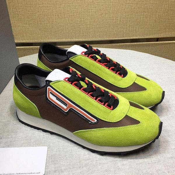 

new arrival suede and nylon sneakers men 's shoes fast delivery soft footwears vintage sports plus size lace -up men shoes zapatillas, Black