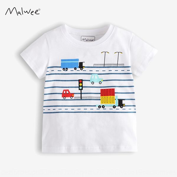 

sjmum malwee summer boy's short-sleeve knitted cotton kids' malwee summer boy's children's children's short-sleeve, Blue