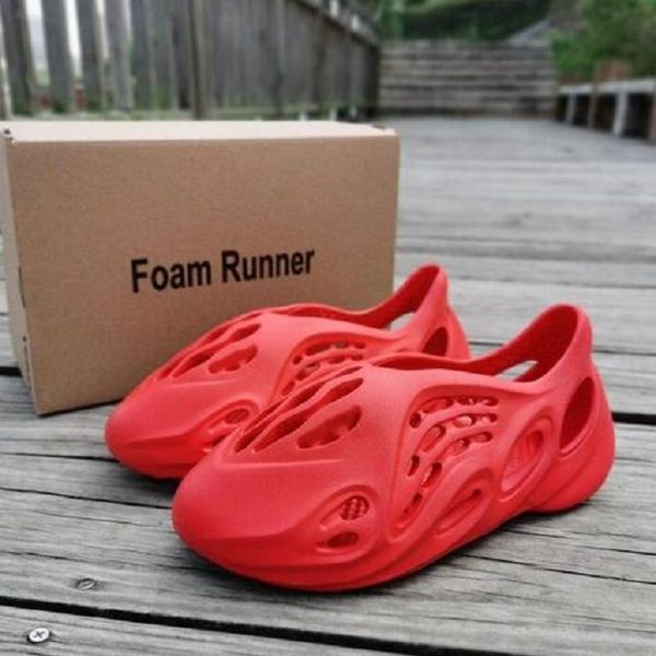 

kids children baby boy sexemara kanye west fashion foam runner summer slide slippers beach shoes eva injection shoes slides