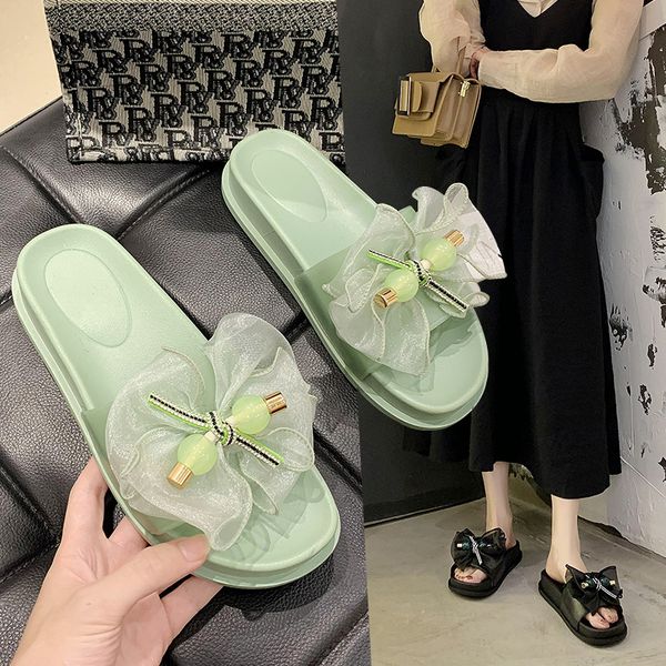 

fashion all-match casual indoor and outdoor slippers women's thick bottom 2020 summer style non slide comfortable slippers, Black