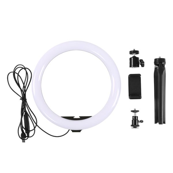 

quality10 inch 6500k led ring light usb table ring lamp pgraphy light with phone holder desk video ring light for makeup yo